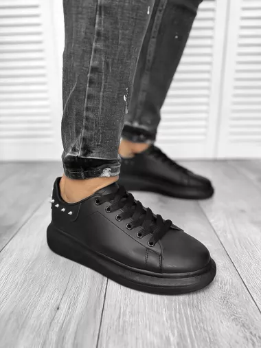 Adidasi barbati casual amq, negri 6626